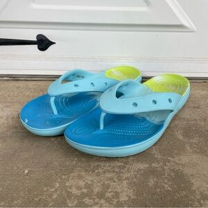 Crocs Mens Size 13 Ombre Flip Flop